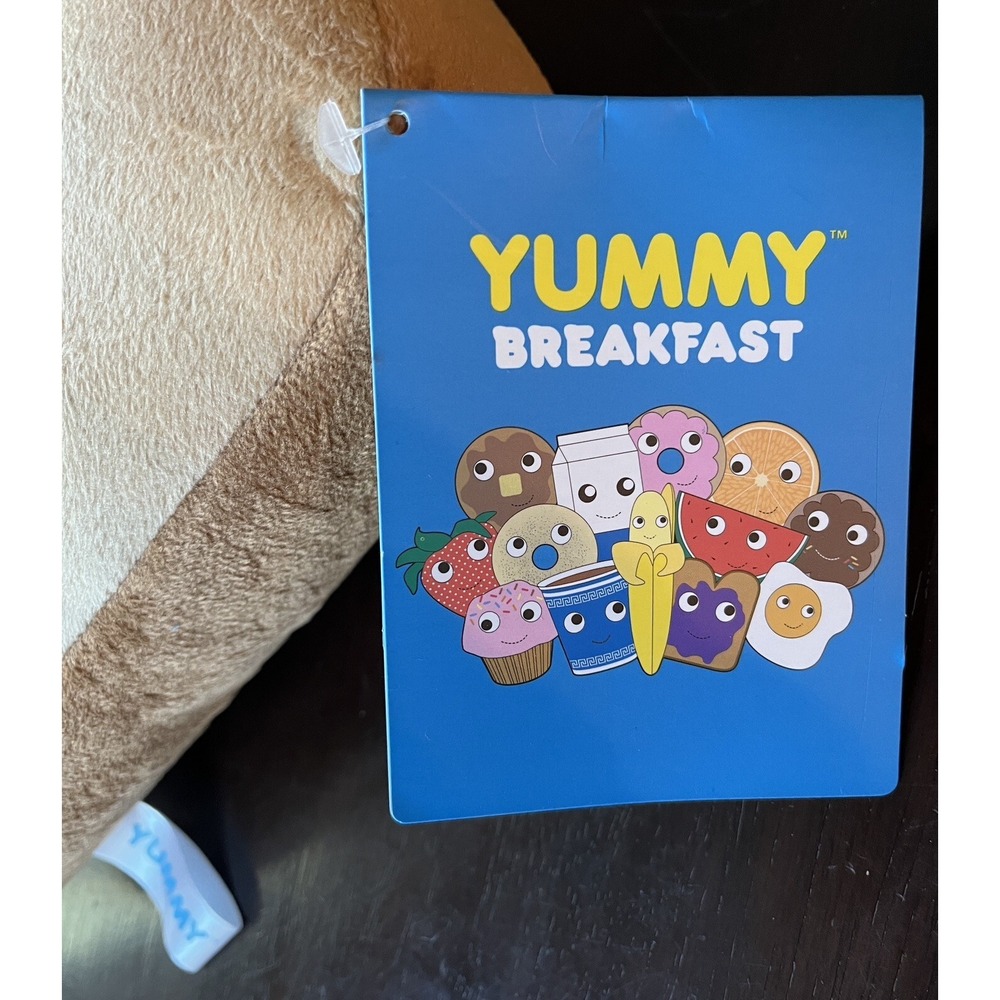 Yummy Breakfast Jelly Toast Plush Peanut Butter And Jelly 9.5" NWT - Picture 4 of 7